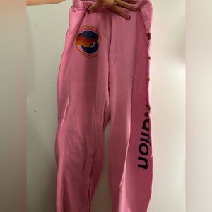 Aviator nation pink sweatpants